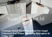 Pria Terjebak di Pilar MRT Kuala Lumpur Saat Mencuri Kabel, Diselamatkan Pemadam Kebakaran