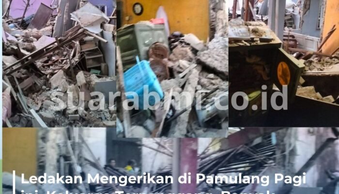 Ledakan Hebat Gegerkan Pamulang! 7 Orang Terluka, Rumah Hancur Berantakan