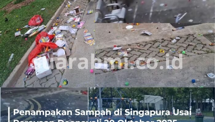 Singapura Kotor Usai Deepavali? Spanduk Peringatan Ini Picu Kontroversi