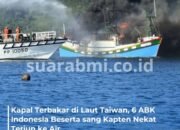 Detik-Detik Mencekam! Kapten dan ABK Indonesia Lompat ke Laut Saat Kapal Terbakar di Taiwan