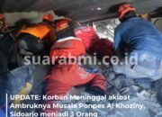 UPDATE Ambruknya Musala Ponpes Al Khoziny, Sidoarjo, Korban Meninggal jadi 3 Orang