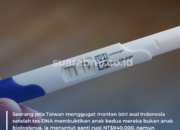 Seorang Pria di Taiwan Gugat Mantan Istri yang Berasal dari Indonesia setelah Tes DNA Ungkap Perselingkuhan