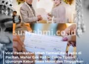 Viral Pernikahan Mahar Cek Rp3 M, Ternyata Palsu! Mbah Tarman Kabur Bawa Motor, Tinggalkan Mobil Rental