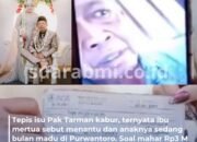 Bukan Kabur! Tarman dan Sheila Ternyata Bulan Madu ke Purwantoro, Mahar Rp3 M Dipertanyakan