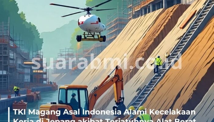 Seorang TKI Magang Asal Indonesia  di Jepang Mengalami Kecelakaan Kerja akibat Terjatuhnya Alat Berat