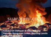Kebakaran Raksasa Landa Oita, Jepang, Lebih dari 170 Bangunan Hangus, Warga Lansia Hilang!