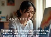 Heboh! ART Takut Tinggal Sendirian, Majikan Singapura Galau Curhat di Grup karena Mau Pergi Liburan