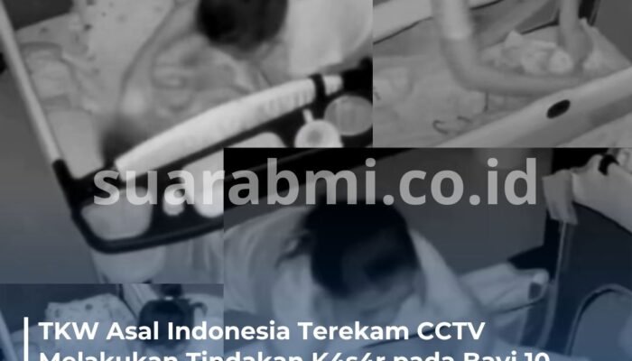Terekam Kamera, PRT Asal Indonesia Diduga Kasari Bayi Majikan Hingga Membenturkan Kepala ke Boks Tidur
