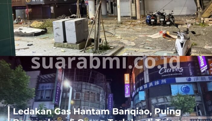 Ledakan Gas di Restoran Lantai Dua Banqiao Lukai 5 Orang, Tabung Terlempar ke Tangga