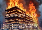 Pabrik Seng di Kaohsiung Terbakar Hebat, Diduga Dipicu Obat Nyamuk Bakar