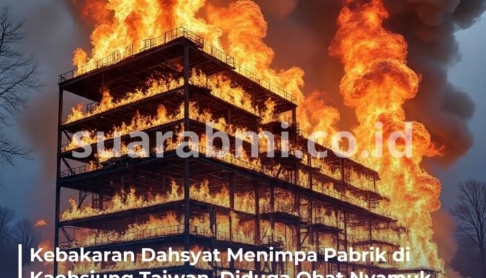 Pabrik Seng di Kaohsiung Terbakar Hebat, Diduga Dipicu Obat Nyamuk Bakar