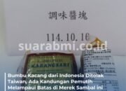 Bumbu Kacang Indonesia Ditahan di Taiwan karena Kandungan Pemutih Melebihi Batas