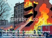 Kebakaran Dini Hari di Tuen Mun, Seorang Perempuan Alami Luka Bakar dan Belasan Warga Terjebak di Atap