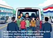 54 WNI Terlibat Scam Online dari Myanmar Diseberangkan ke Thailand Menjelang Pemulangan ke Indonesia