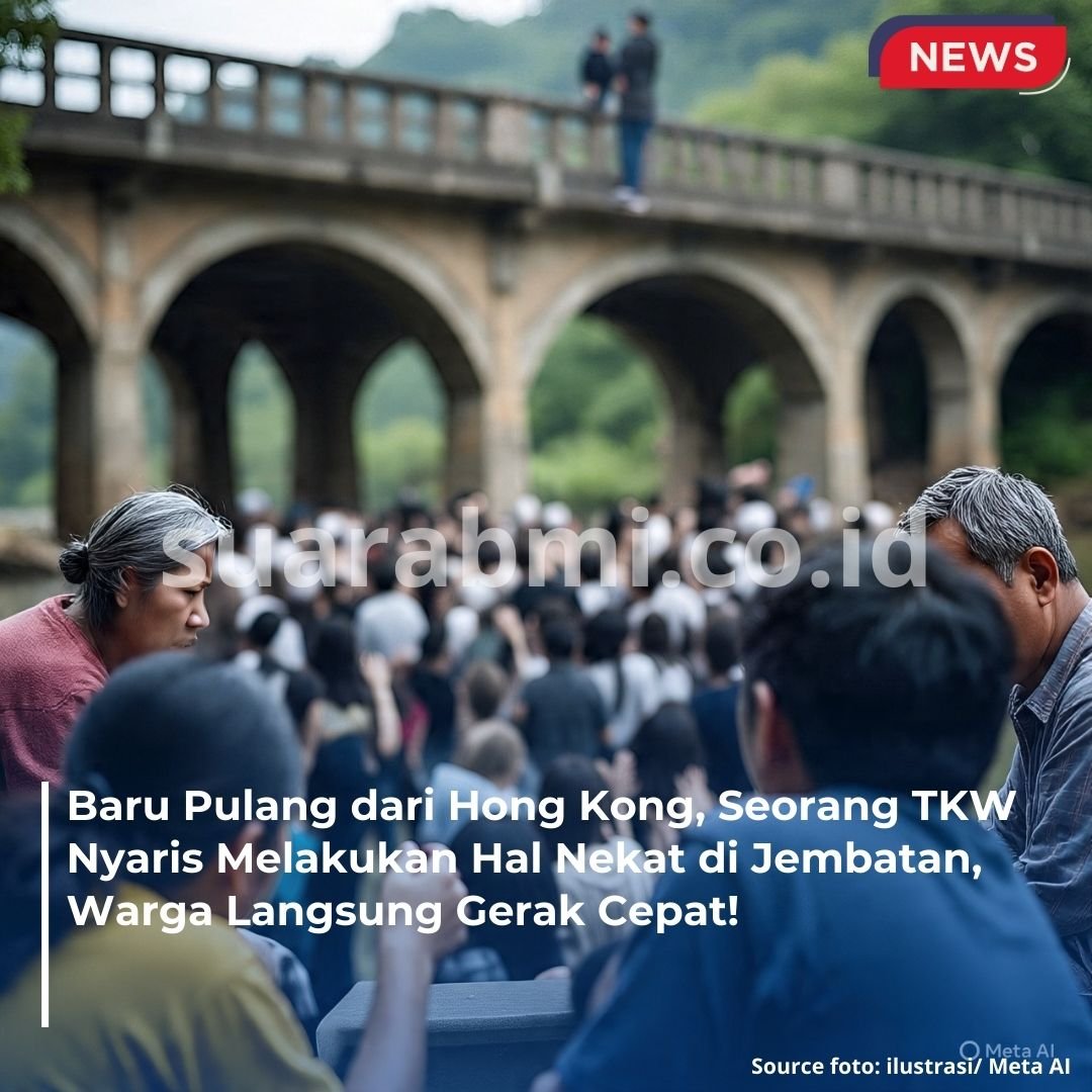Warga Selamatkan TKI Wanita dari Aksi Nekat di Jembatan Sumberpucung Usai Pulang dari Hong Kong