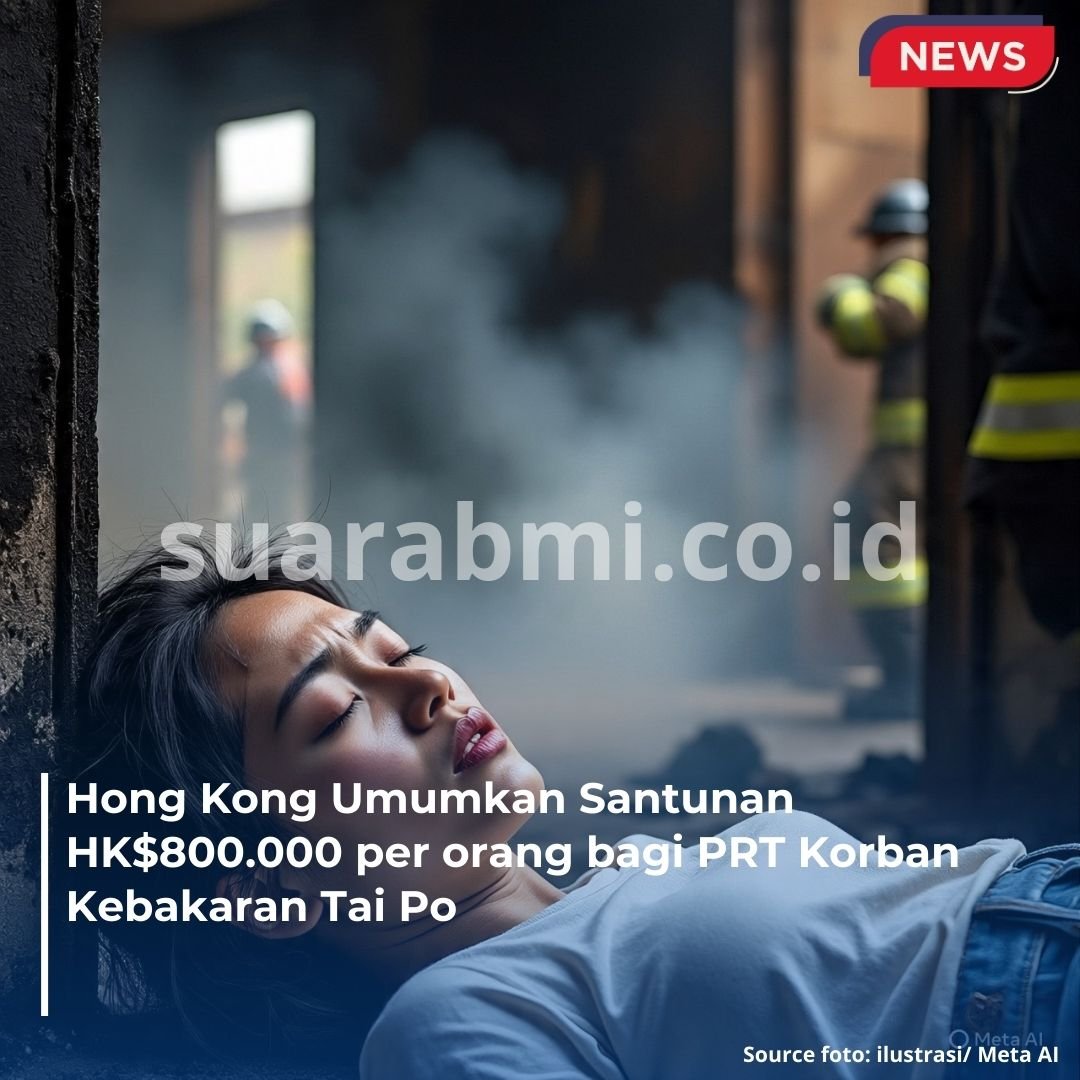 Keluarga PRT Korban Kebakaran Tai Po Akan Terima Kompensasi Hingga HK$800.000