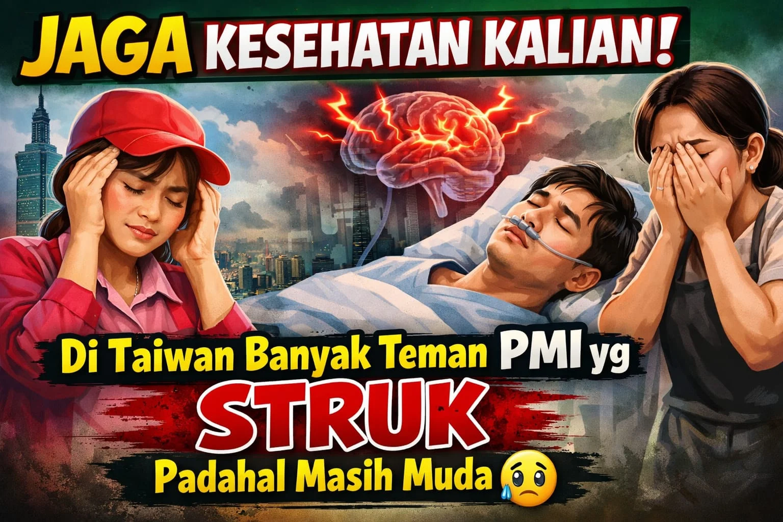 Mengapa Akhir Akhir ini Banyak Pekerja Migran di Taiwan Mengalami Stroke, Padahal Masih Muda