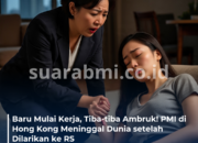 Baru Mulai Kerja, Tiba-Tiba Ambruk! PMI di Hong Kong Meninggal Dunia Setelah Dilarikan ke RS