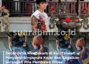 Detik-detik Mencekam di Kuil Taiwan: Penyanyi Singapura Kejar dan Gagalkan Serangan Pria Bers4j4m!