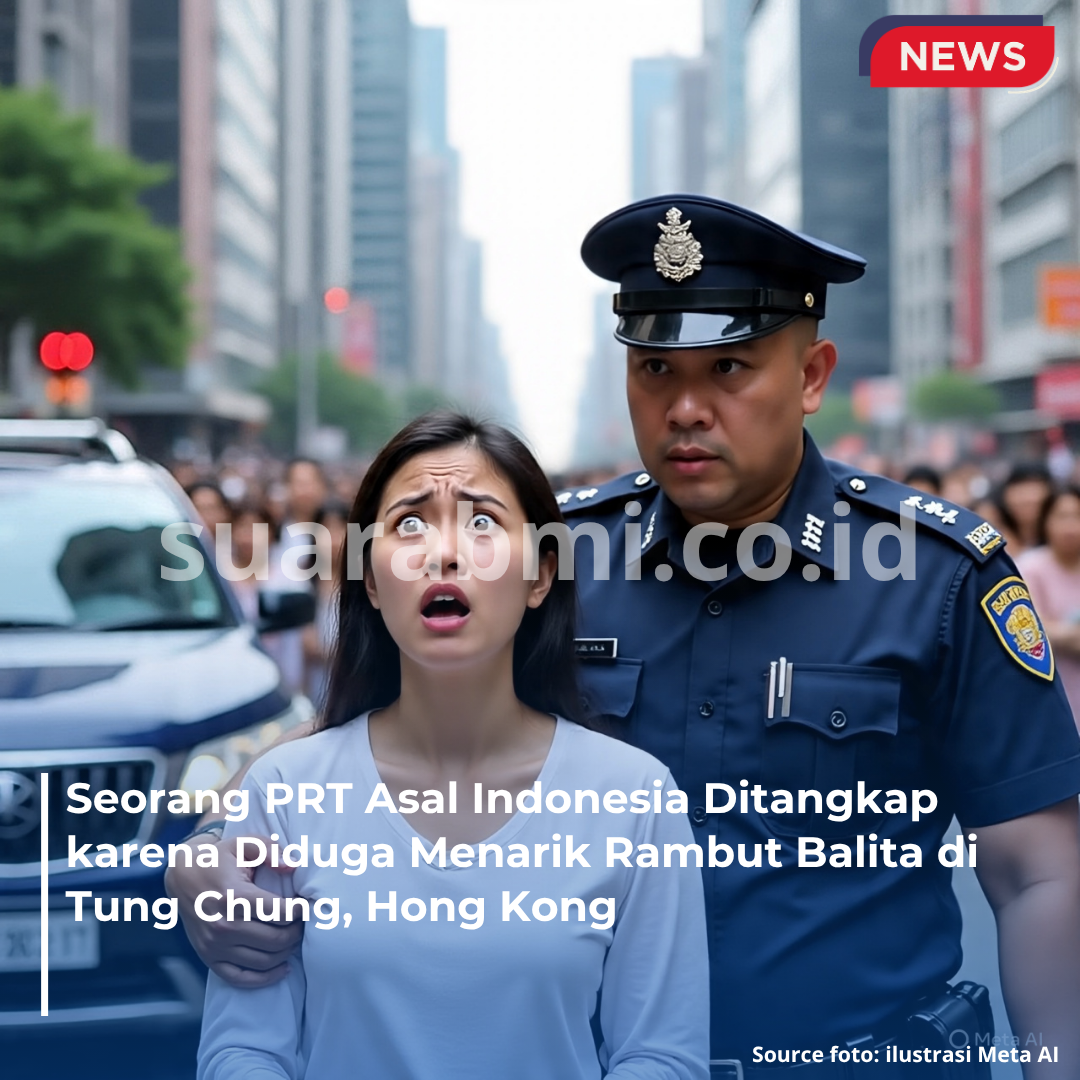 Seorang PRT Asal Indonesia Ditangkap karena Diduga Menarik Rambut Balita di Tung Chung, Hong Kong