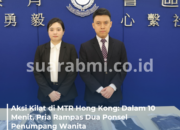 Aksi Kilat di MTR Hong Kong: Dalam 10 Menit, Pria Rampas Dua Ponsel Penumpang Wanita
