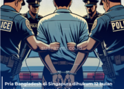 Seorang warga Bangladesh di Singapura Dihukum 12 Bulan Penjara karena Mempekerjakan Sesama Warga Bangladesh yang Berstatus Overstay