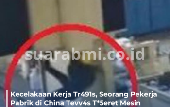 Tragis! Pekerja Pabrik di China Meninggal Ter5eret Mesin Berputar Saat Shift Kerja