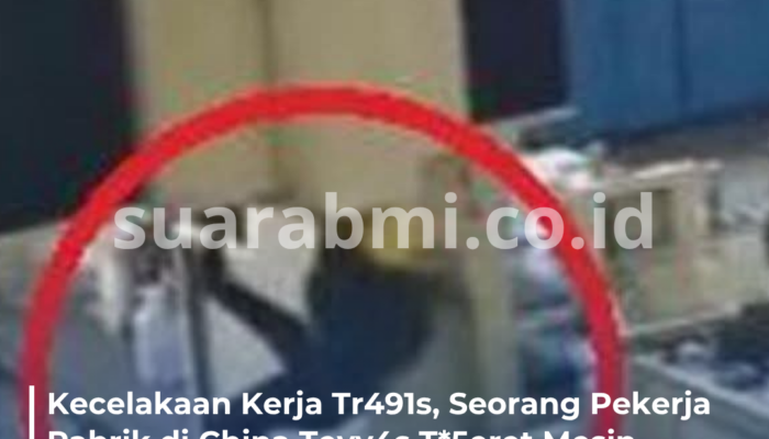 Tragis! Pekerja Pabrik di China Meninggal Ter5eret Mesin Berputar Saat Shift Kerja