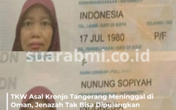 TKW Asal Kronjo Tangerang Meninggal di Oman, Jenazah Dimakamkan di Negeri Orang