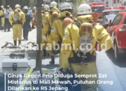 Ginza Geger! Pria Diduga Semprot Zat Misterius di Mall Mewah, Puluhan Orang Dilarikan ke RS Jepang