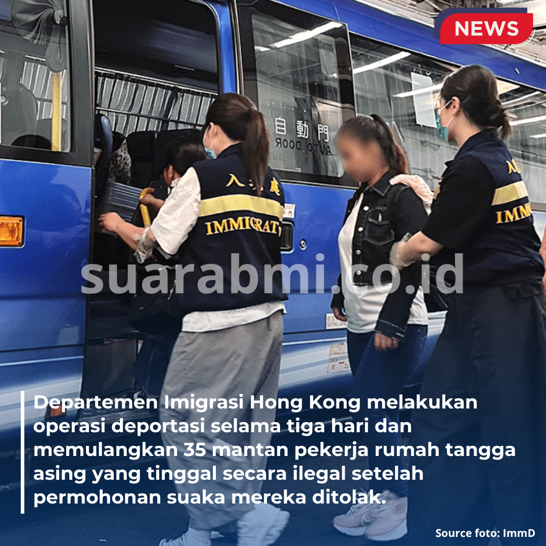 35 Eks ART Asing di Hong Kong Dideportasi, Pemerintah Soroti Dugaan Penyalahgunaan Suaka