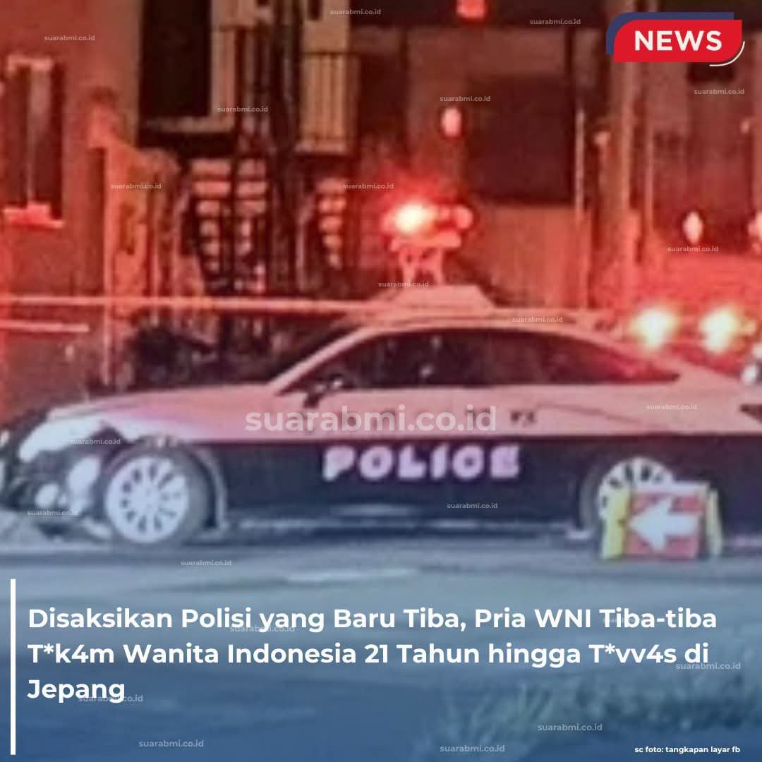 Brutal di Depan Polisi! Pria Indonesia Tiba-tiba Tik4m Wanita Muda hingga Tewas di Hokkaido