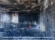 Diduga Berasal dari Gangguan Listrik, Kebakaran Apartemen di Jurong West Kirim Empat Penghuni ke Rumah Sakit