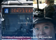 Cetak Sejarah di Jepang, Perempuan Indonesia Ini Jadi Sopir Bus Komersial Pertama Asal RI