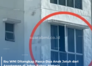 Dua Anak Jatuh dari Lantai 12 Apartemen di Johor Bahru, Ibu Warga Negara Indonesia Ditangkap di Malaysia
