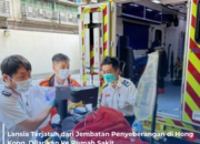 Pria Lansia Tak Sadarkan Diri Setelah Terjatuh dari Jembatan Penyeberangan di Tsing Yi, Polisi Hong Kong Selidiki Penyebabnya