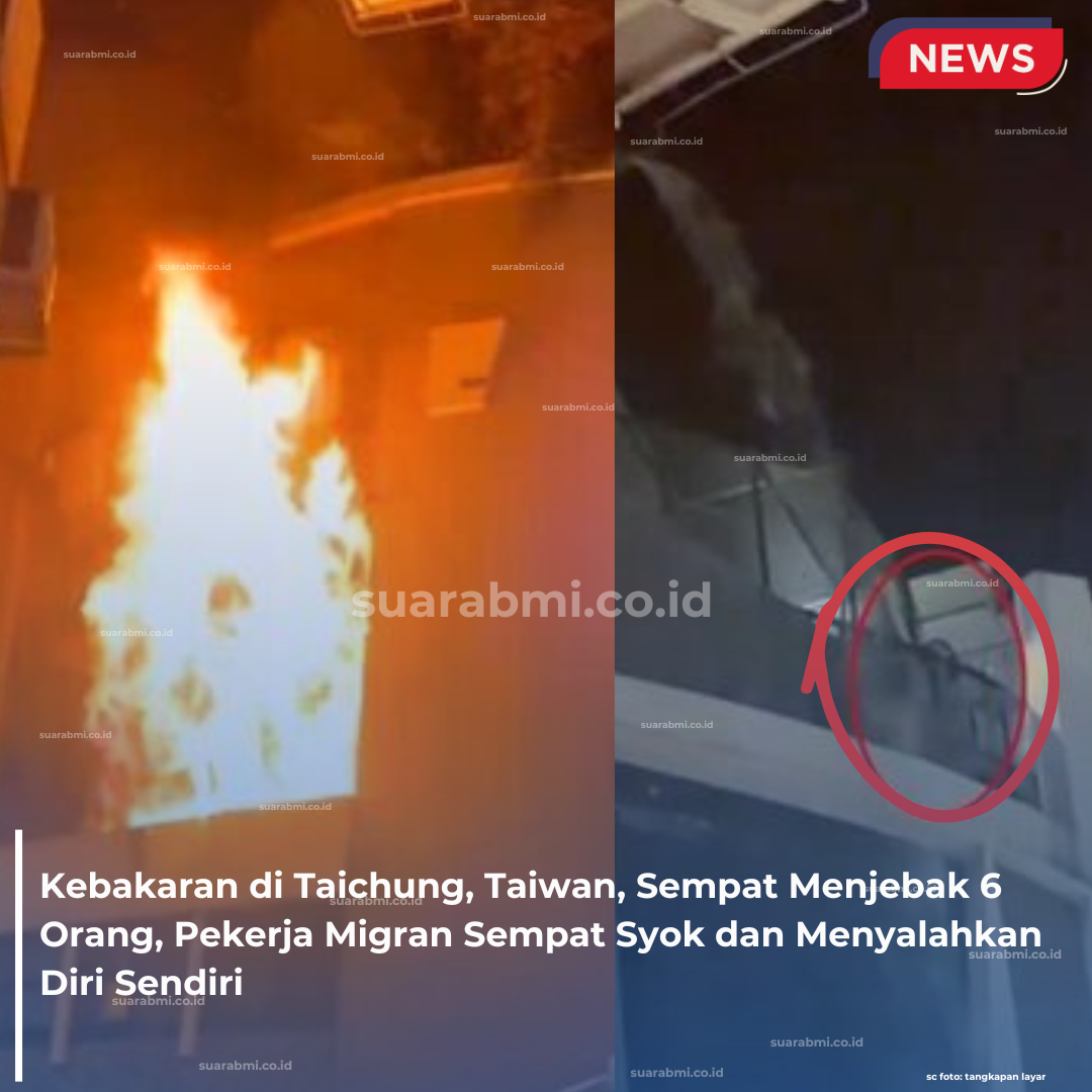 Kebakaran Hotel Terbengkalai di Taichung, 6 Orang Terjebak Berhasil Diselamatkan