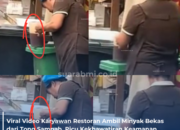 Viral Video Karyawan Restoran Ambil Minyak Bekas dari Tong Sampah, Picu Kekhawatiran Keamanan Pangan