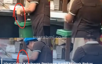 Viral Video Karyawan Restoran Ambil Minyak Bekas dari Tong Sampah, Picu Kekhawatiran Keamanan Pangan
