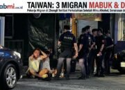 3 Pekerja Migran di Zhongli Taiwan Terlibat Perkelahian Setelah Minum Alkohol, Berurusan dengan Polisi