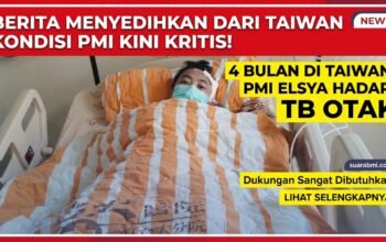Baru 4 Bulan di Taiwan, PMI Asal Lampung Alami TBC yang Menyebar ke Otak