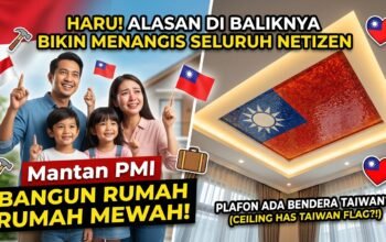 Di Hongkong Kena Denda, di Taiwan Dapat Respon Positif, Pasang Bendera Buat Plafon