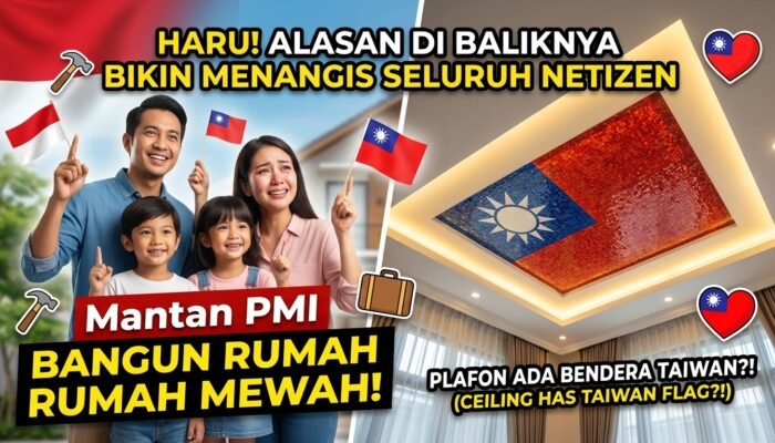 Di Hongkong Kena Denda, di Taiwan Dapat Respon Positif, Pasang Bendera Buat Plafon