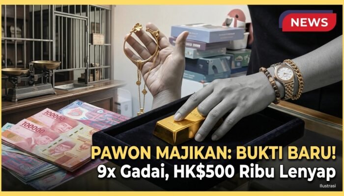Mbak TKW di Hong Kong Diduga Gadaikan Perhiasan Emas Majikan Senilai HK$500.000