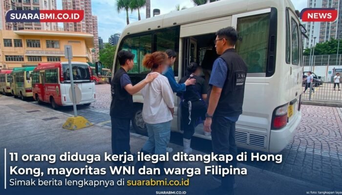 Otoritas Hong Kong Tangkap 11 Pekerja Ilegal, Mayoritas dari Indonesia dan Filipina