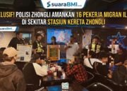 Gerak-gerik Mencurigakan Terbongkar! Polisi Zhongli Amankan 16 Pekerja Migran Ilegal di Stasiun Kereta