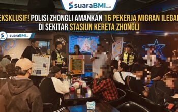 Gerak-gerik Mencurigakan Terbongkar! Polisi Zhongli Amankan 16 Pekerja Migran Ilegal di Stasiun Kereta