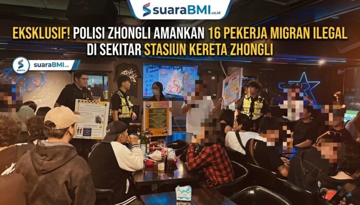 Gerak-gerik Mencurigakan Terbongkar! Polisi Zhongli Amankan 16 Pekerja Migran Ilegal di Stasiun Kereta