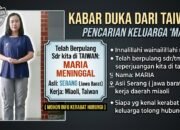 Warga Asal Serang Meninggal di Taiwan, Keluarga Dicari