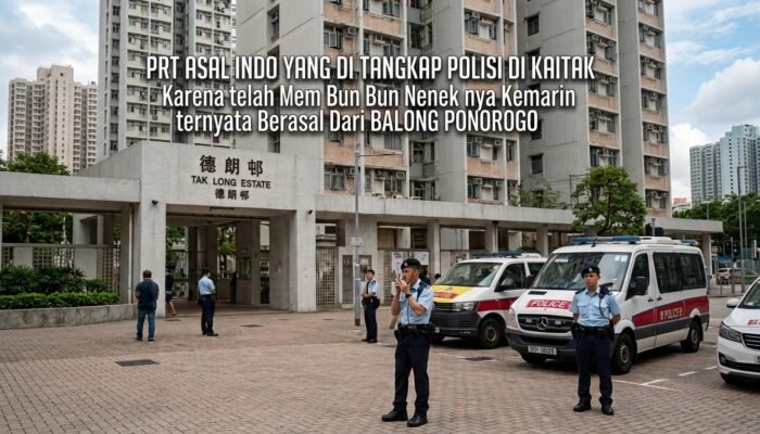 TKW Asal Ponorogo Ditangkap Terkait Kematian Majikan Berusia 93 Tahun di Hong Kong